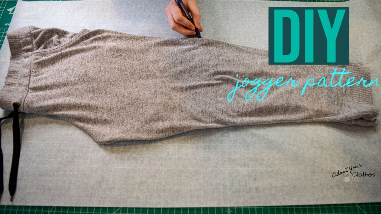 Making a Sewing Pattern from my Favorite Joggers