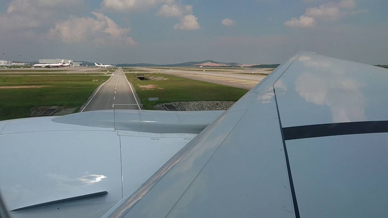 160602 KLM KL809 Amsterdam-Kuala Lumpur Landing