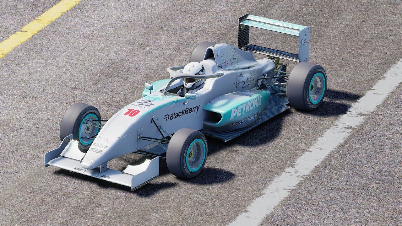 TATUUS FA01 FORMULA 4 - HOTLAP AT HOCKENHEIMRING [AC] #simracing #assettocorsa #hockenheimring