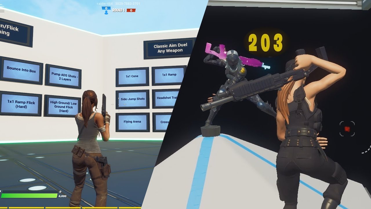 Raider's 1v1 Aim Trainer 🎯 (Fortnite Aim Duel)