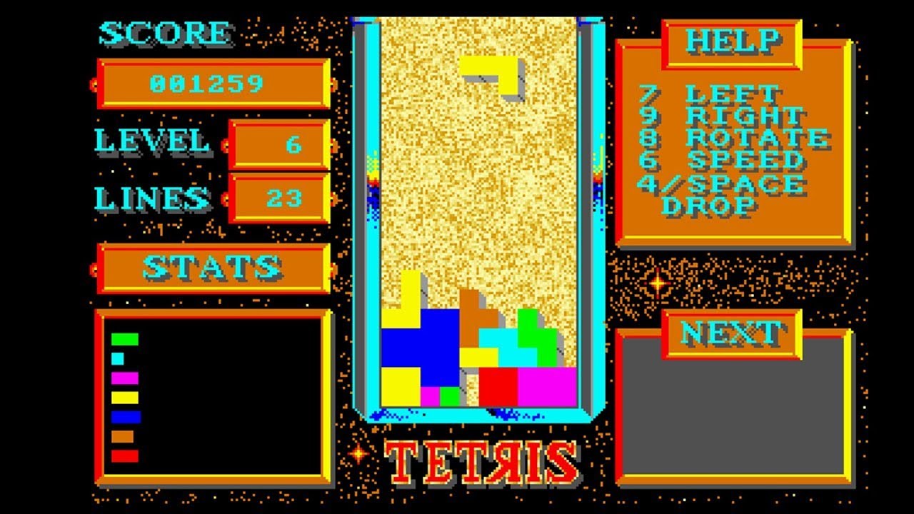 Тетрис [Длинная игра для Amiga] (1988) Mirrorsoft