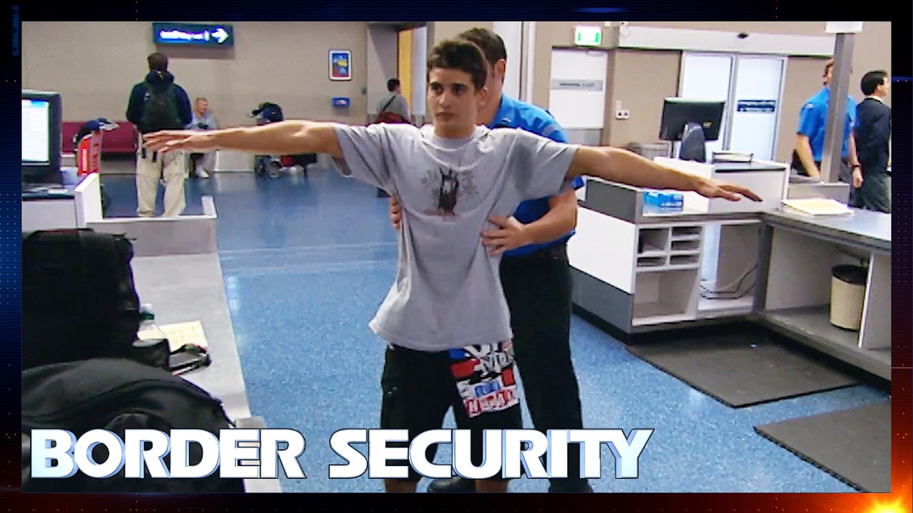 Sweaty Man's Erratic Behavior Concerns Officers | DOUBLE EPISODE | Border Security Australia