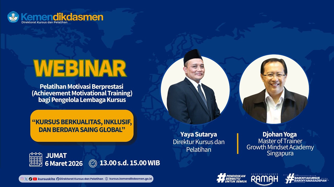 Pelatihan Motivasi Berprestasi (Achievement Motivational Training) bagi pengelola Lembaga kursus