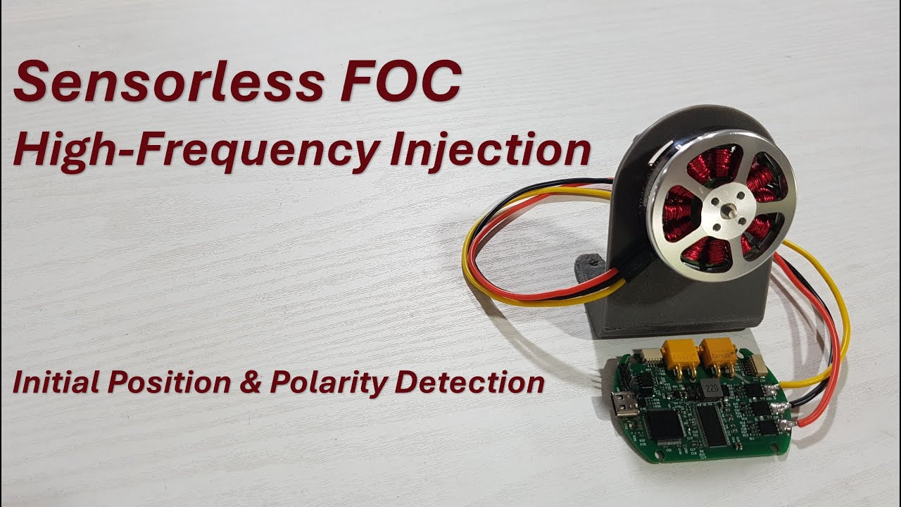 How I Made Sensorless FOC Work at Zero Speed (open source)