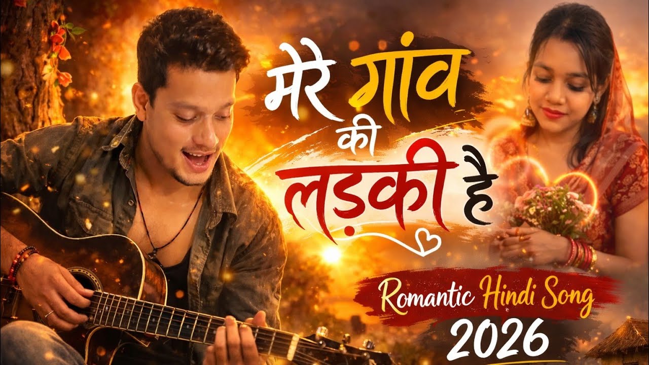 Mere Gaon Ki Ladki Hai ❤️ Romantic Hindi Song 2026 | New Love Song | Village Love Story