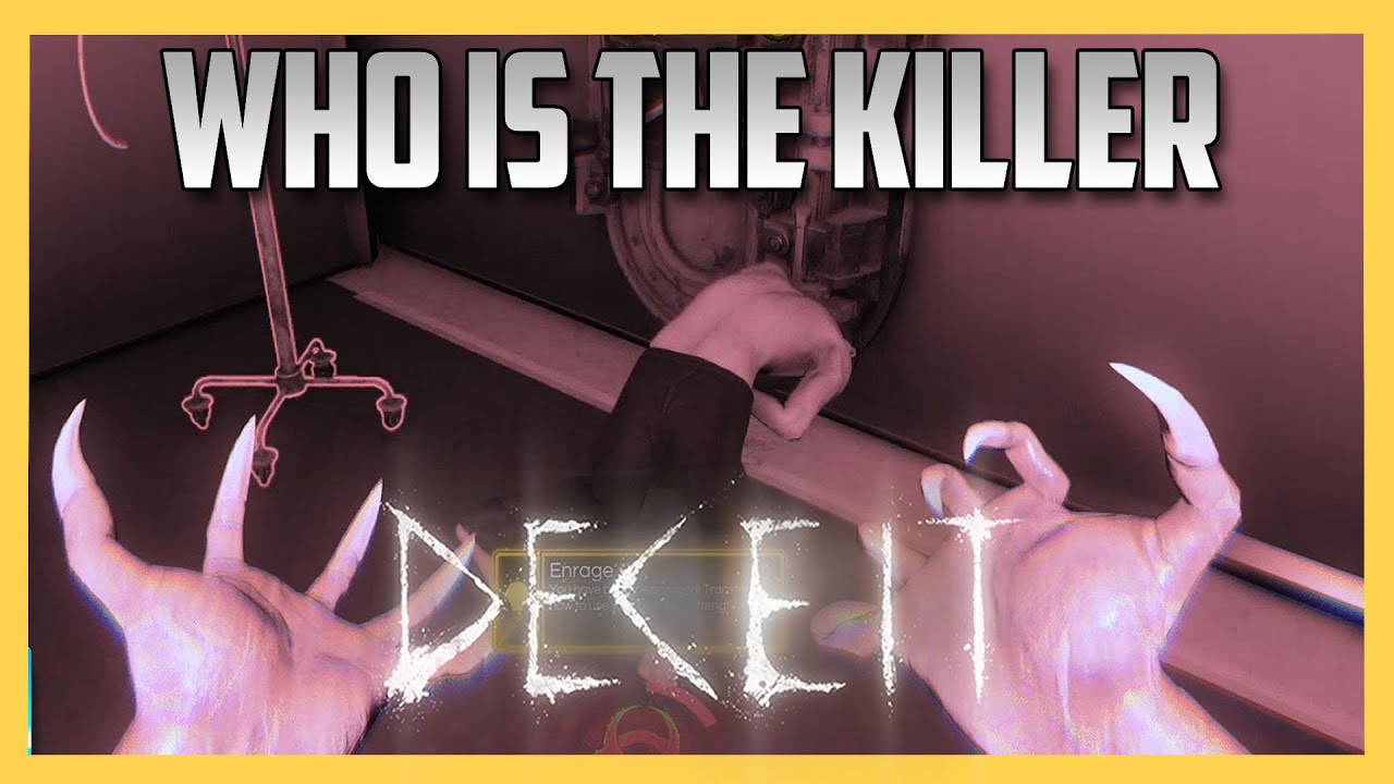 Who Is The Killer? DECEIT - 6 Players. 2 Monsters.