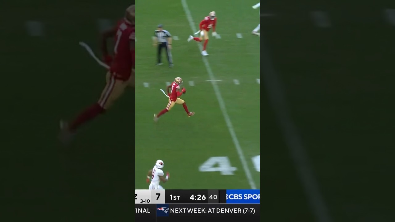Charvarius Ward 1st-Career PICK-SIX! #49ers #Shorts