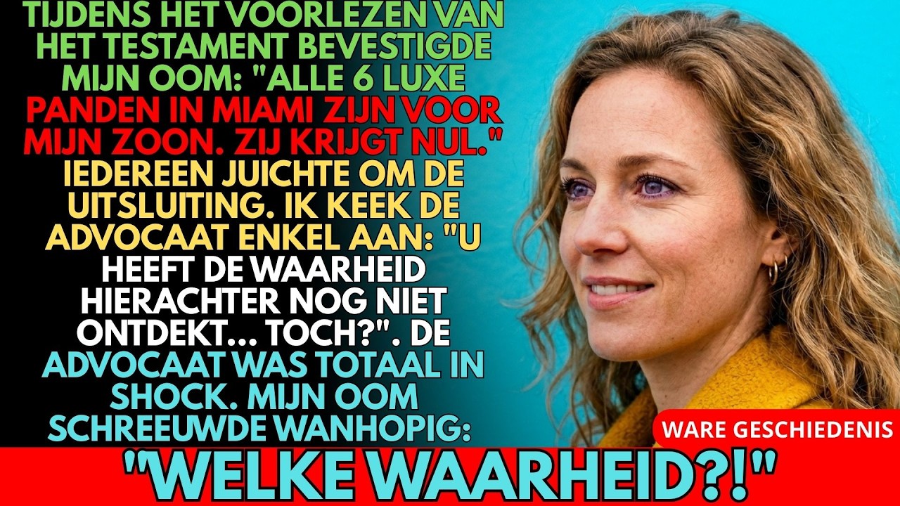 OOM WILDE ME NIETS NALATEN, MAAR MIJN VRAAG AAN DE ADVOCAAT VERANDERDE ALLES!