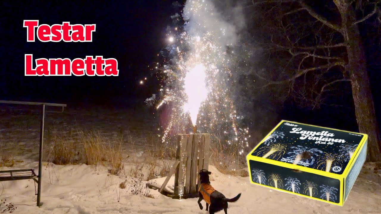 Är detta året bästa fyrverkeri fontän? Lametta från Funke!