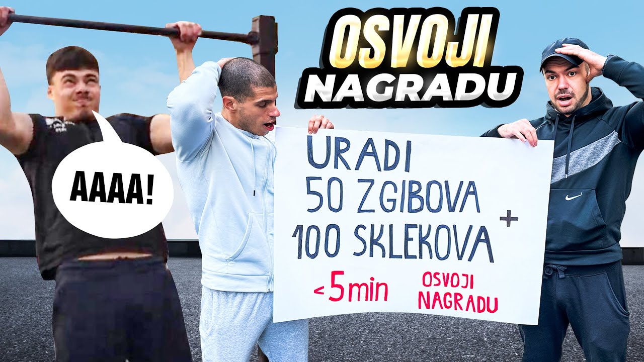 Uradi 50 zgibova i 100 sklekova i osvoji nagradu! U KNEZU