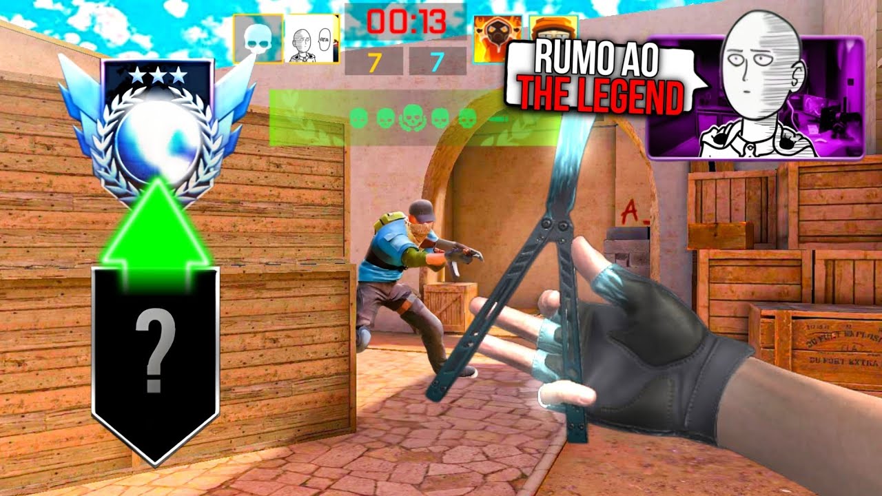 DICAS DE COMO JOGAR SOLO RUMO AO THE LEGEND | ROG PHONE 6 165 FPS - STANDOFF 2