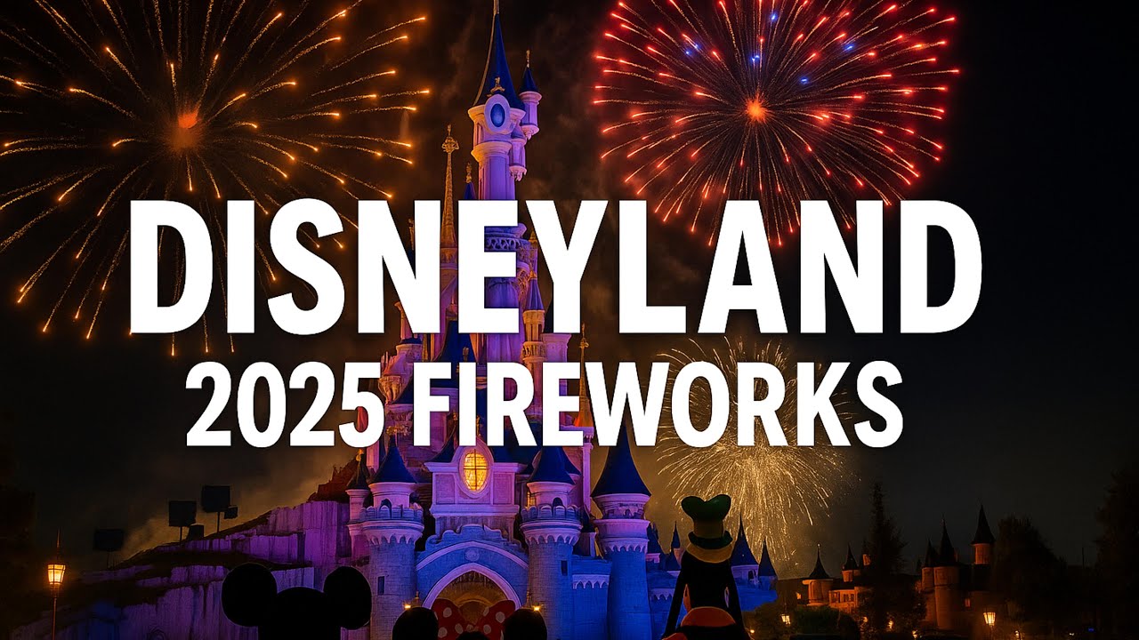 Disneyland Fireworks—Lights, Dreams & Disney Wonder! 🎆✨| Fireworks Show in 4K