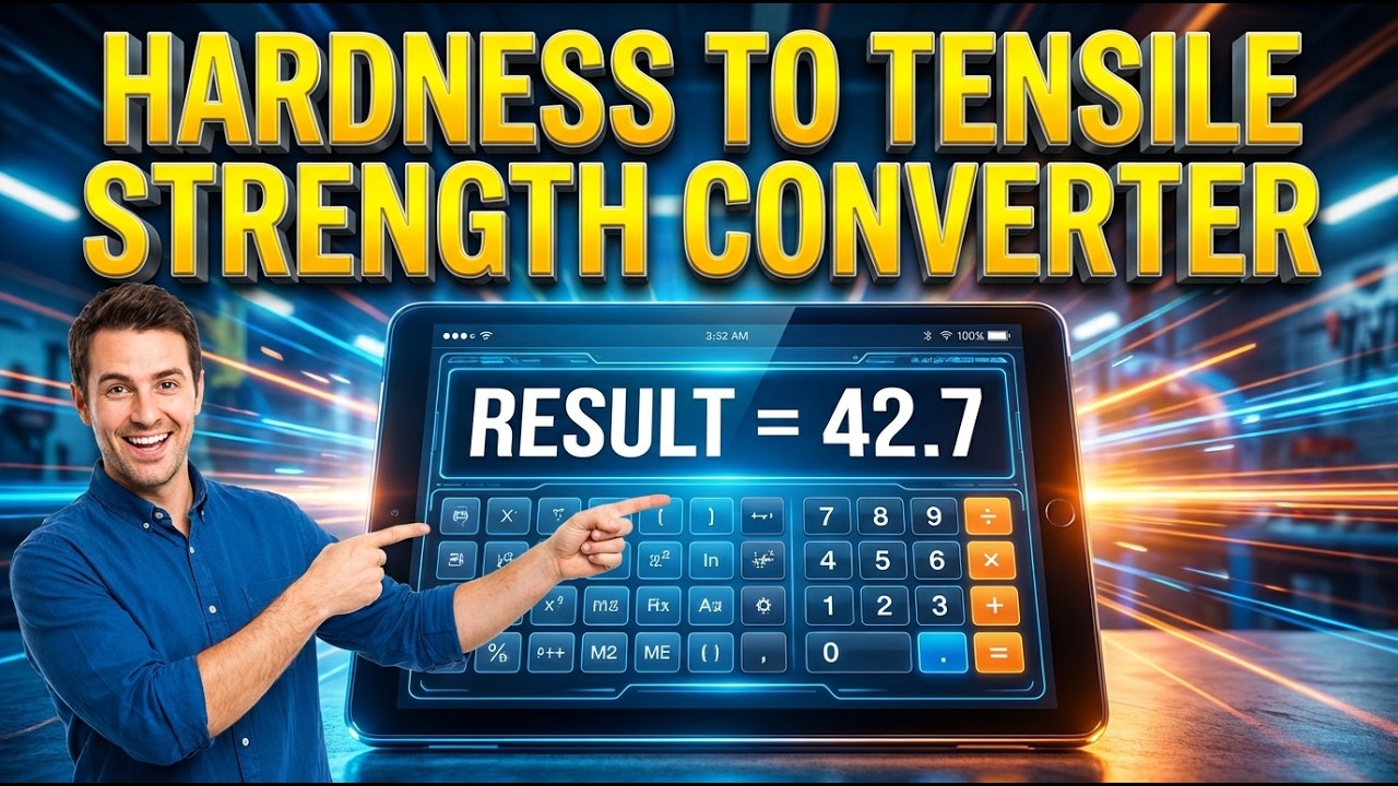 Hardness to Tensile Strength Converter Calculator &mdash; How to Use It | Engineering Tool