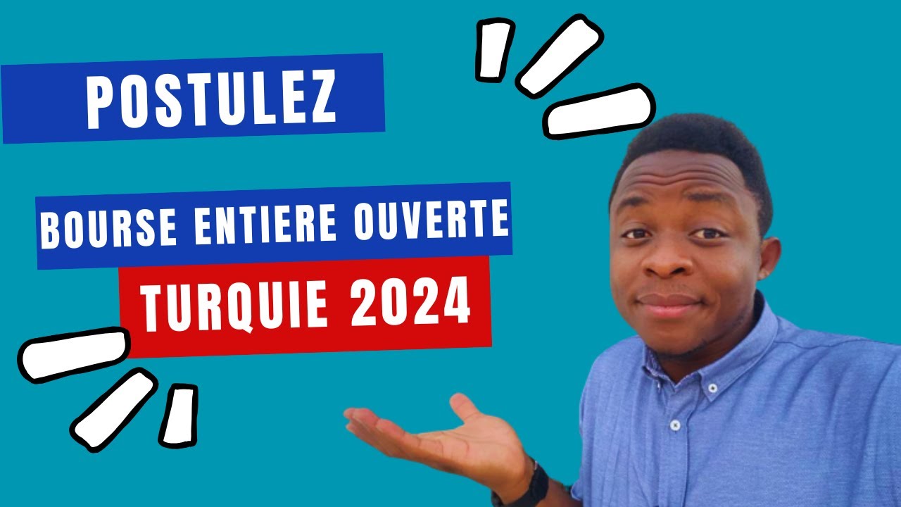 Ouverture de la Bourse d'études du gouvernement turc entièrement sponsorisée pour 2025.