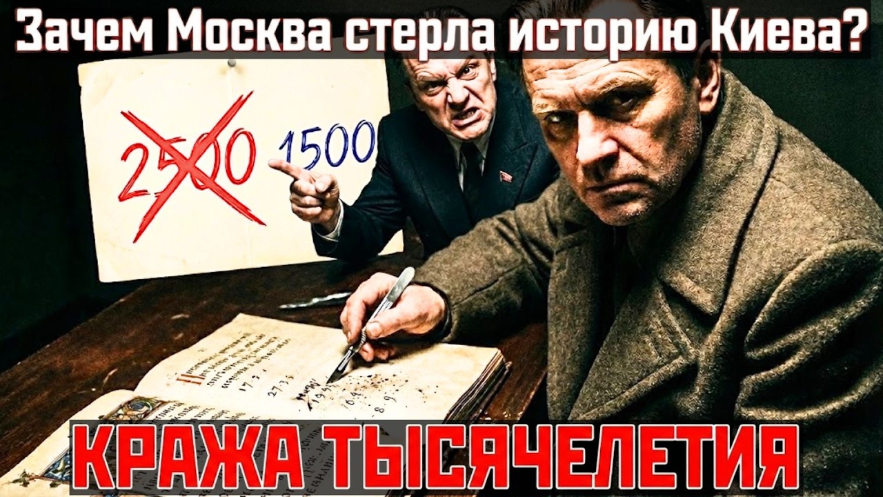 КРАЖА ТЫСЯЧЕЛЕТИЯ В СССР. Зачем Москва «стерла» реальный возраст КИЕВА?