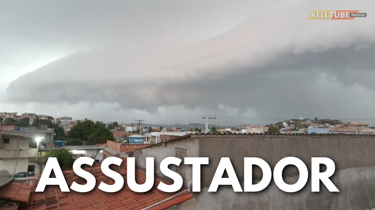 TEMPORAL ASSUSTADOR onde eu Moro 🚨 O Dia virou Noite #tempestade #temporal