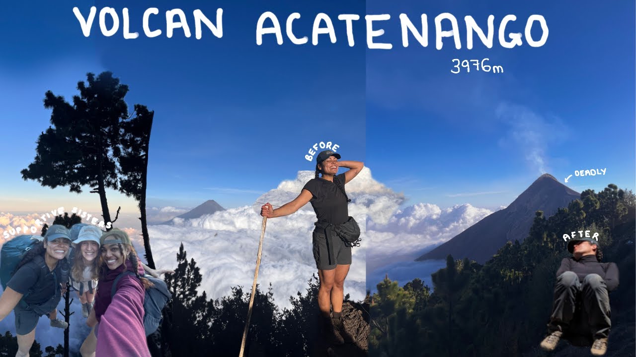 hiking the infamous Acatenango Volcano and getting severe altitude sickness