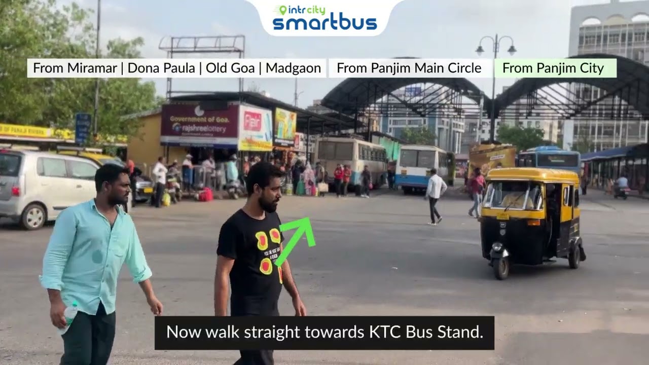 Panjim, Goa Boarding Made Simple | IntrCity SmartBus