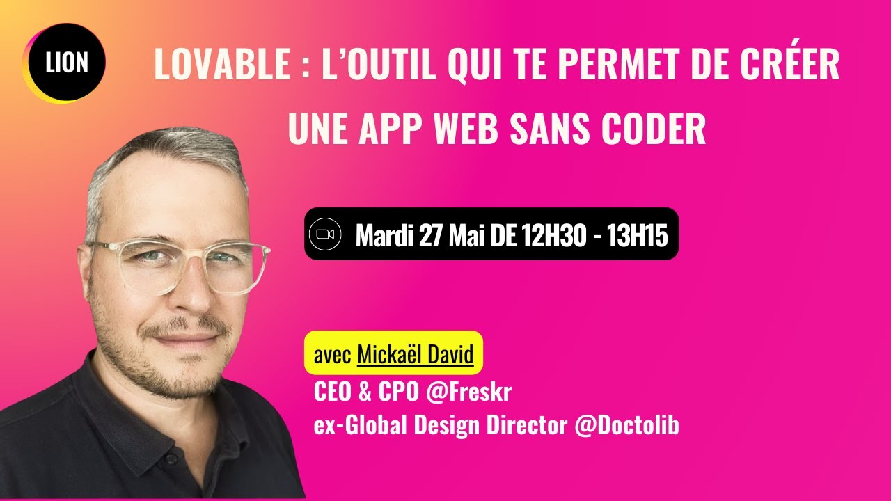 Lovable : l’outil qui te permet de créer une app web sans coder