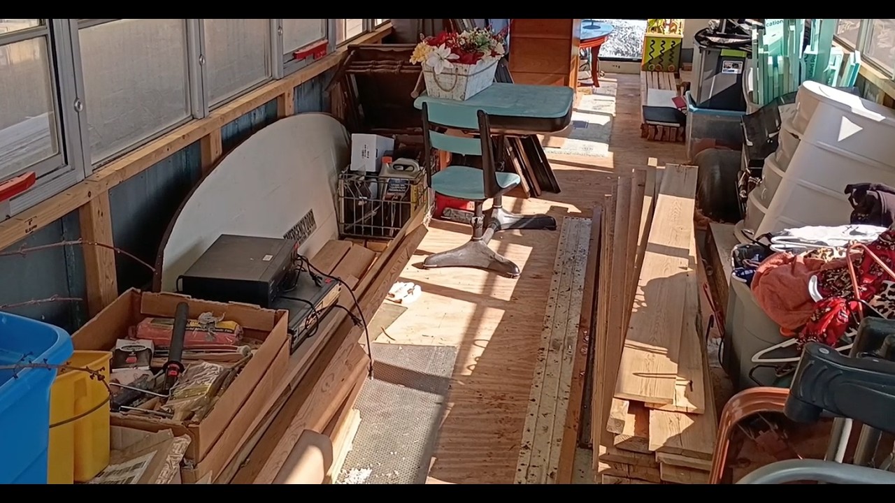 Valentines Day (Beagletine's Day) VLOG | We are FINALLY Clearing the Bus! Time to Start Building!