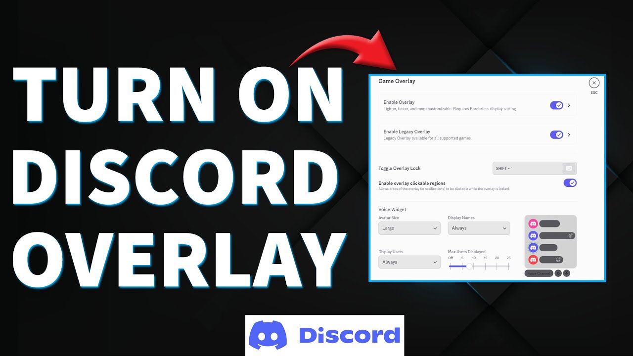 How To Turn On Discord Overlay (How To Set Up And Enable Discord Overlay)