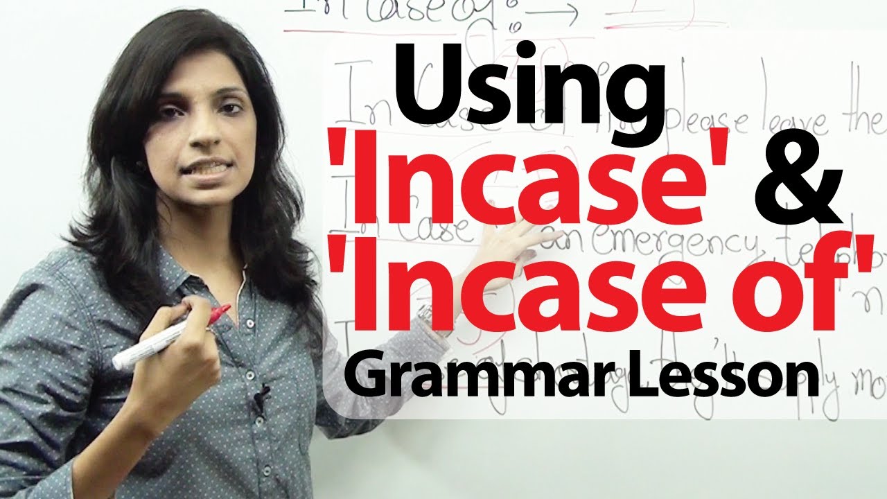 Difference between ' In-case ' & ' In case of ' -  Basic English Grammar Lesson