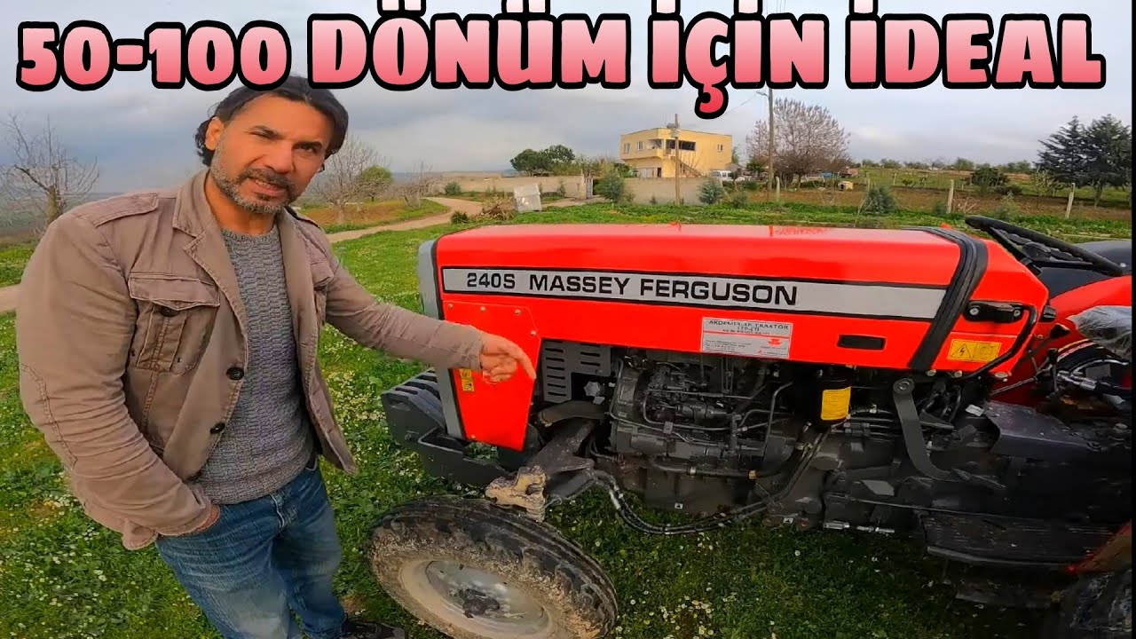 MASSEY FERGUSON 240S İNCELEDİK... KÜÇÜK İŞLETMELER İÇİN GÜZEL BİR TRAKTÖR...