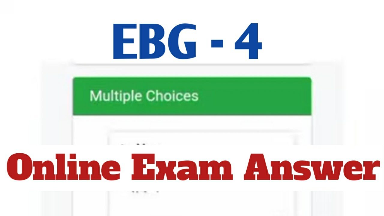 NSOU BDP EBG 4 Online Final Exam Answer | BDP Term End Examination Answer |