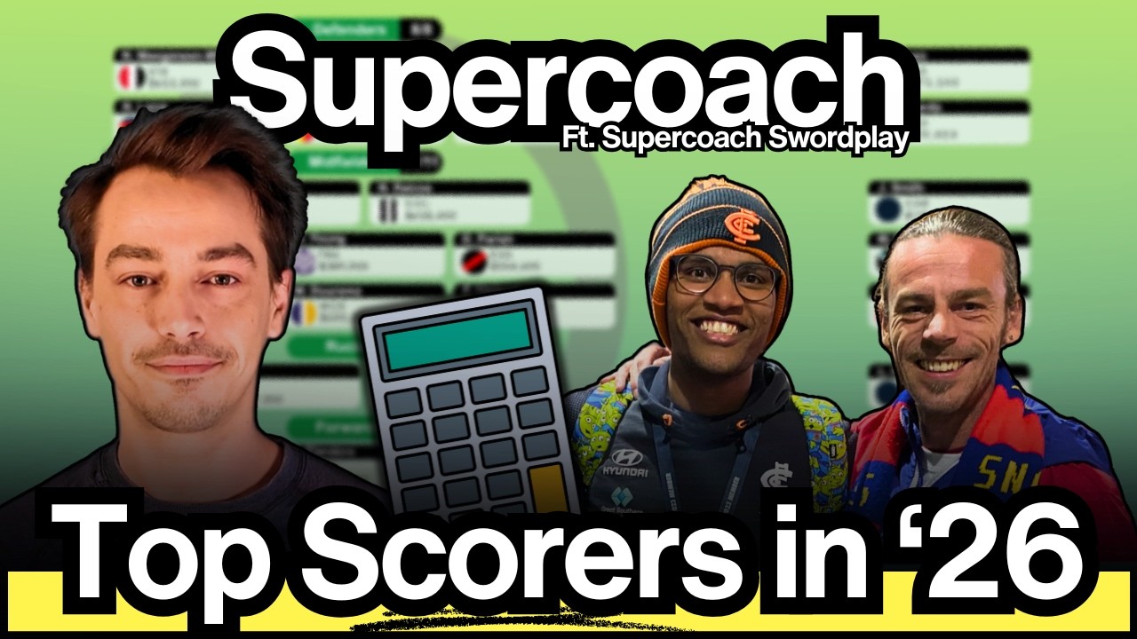 AFL SuperCoach '26: 100+ Club, Full Projections (ft.@SupercoachwithDR)