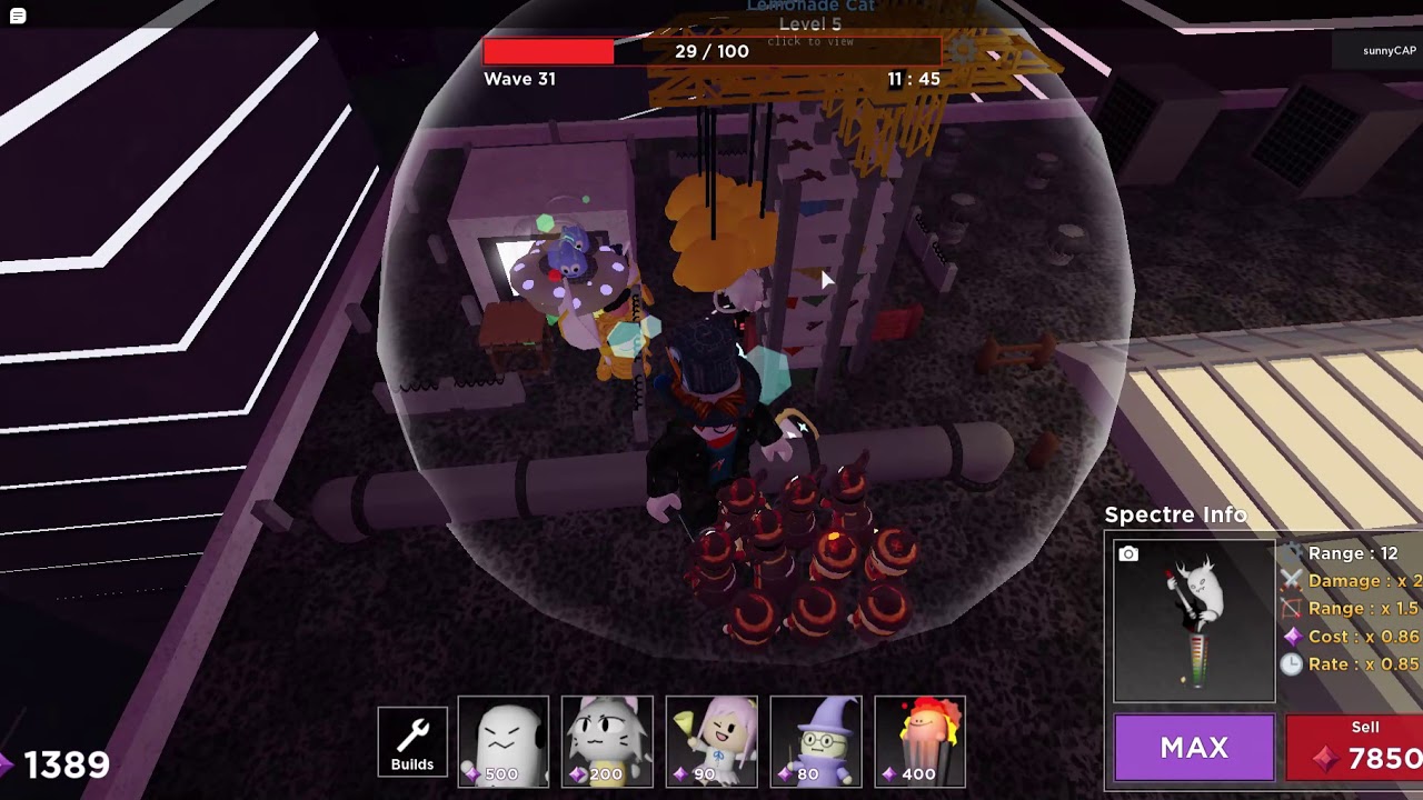 Roblox Tower Heroes Hard Rooftop Rumble Solo 