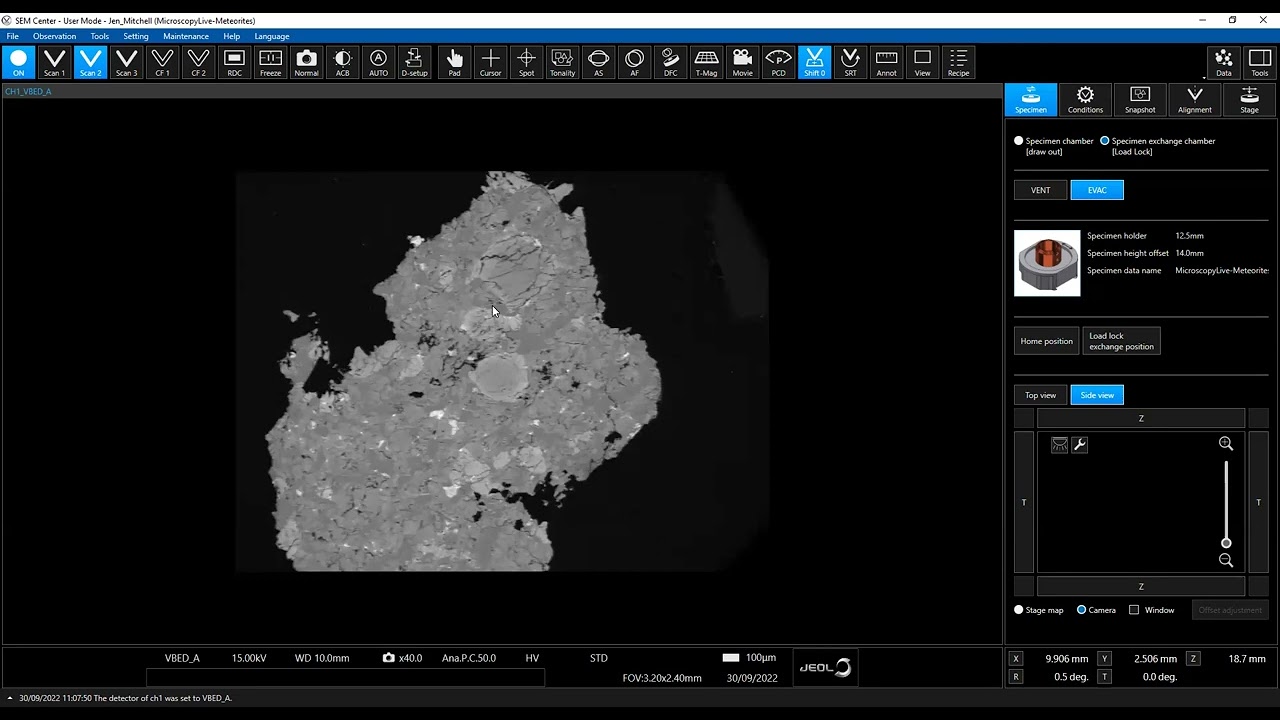 MicroscopyLIVE! Meteorites