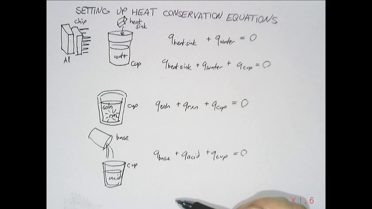 Heat Conservation Equations