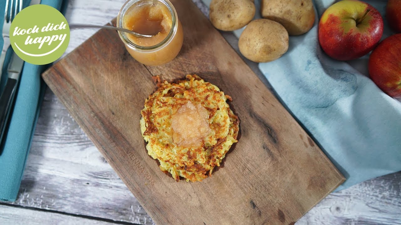 AMC Kartoffelpuffer mit selbstgemachten Apfelmus