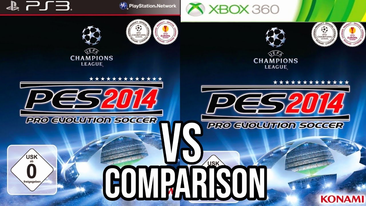 PES 2014 PS3 Vs Xbox 360