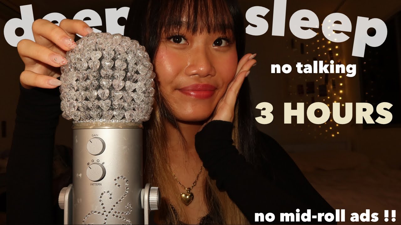 3 hours of ASMR for people who need DEEP sleep 🌙ྀི˚.༘⋆ (no mid-roll ads, no talking)