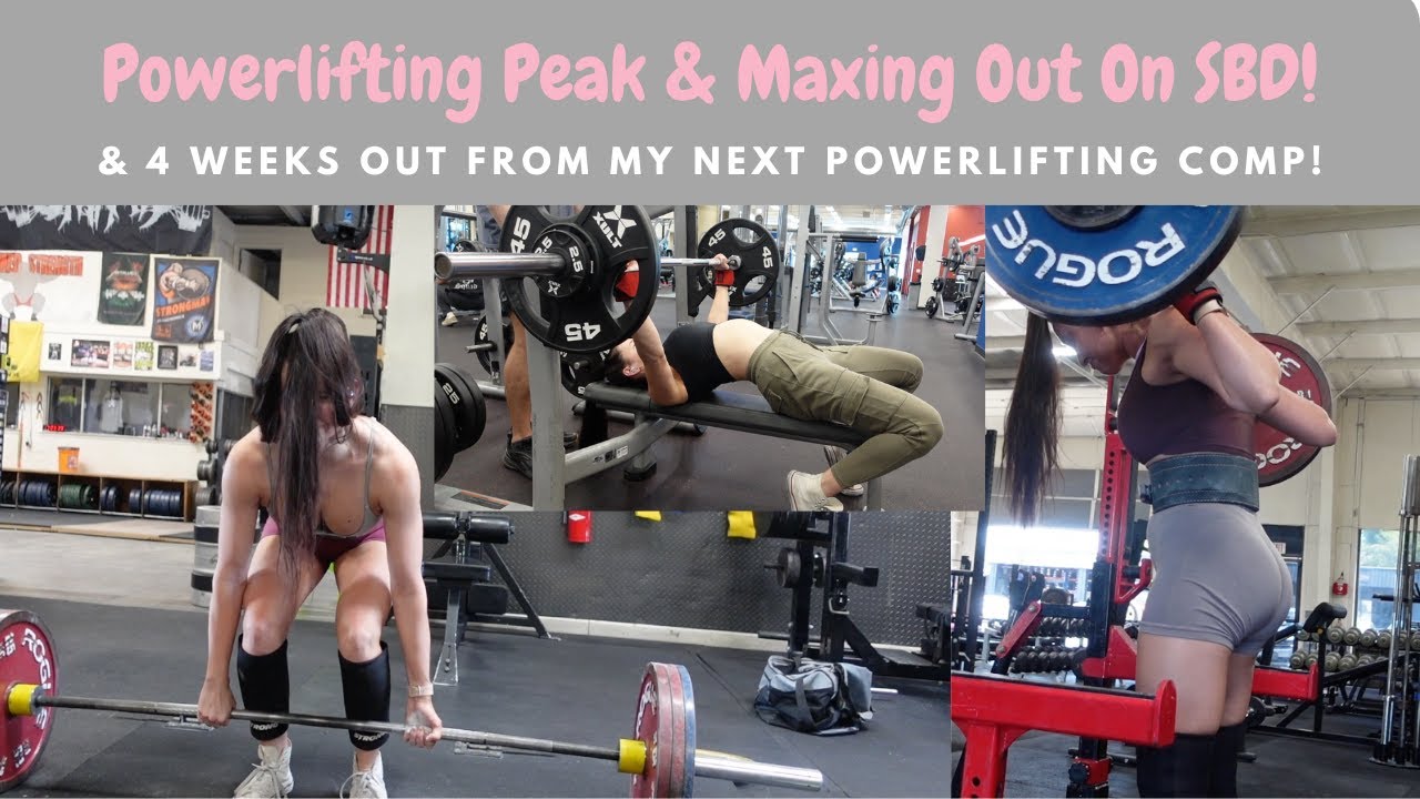 Testing 1 Rep Maxes || How To Peak For A Powerlifting Competition!