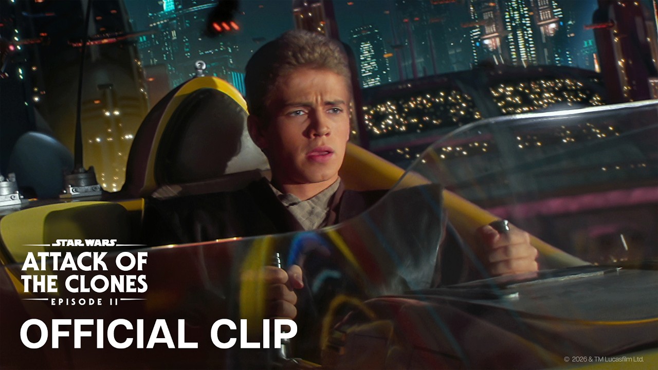 Coruscant Speeder Chase | Star Wars: Attack of the Clones | Official Clip