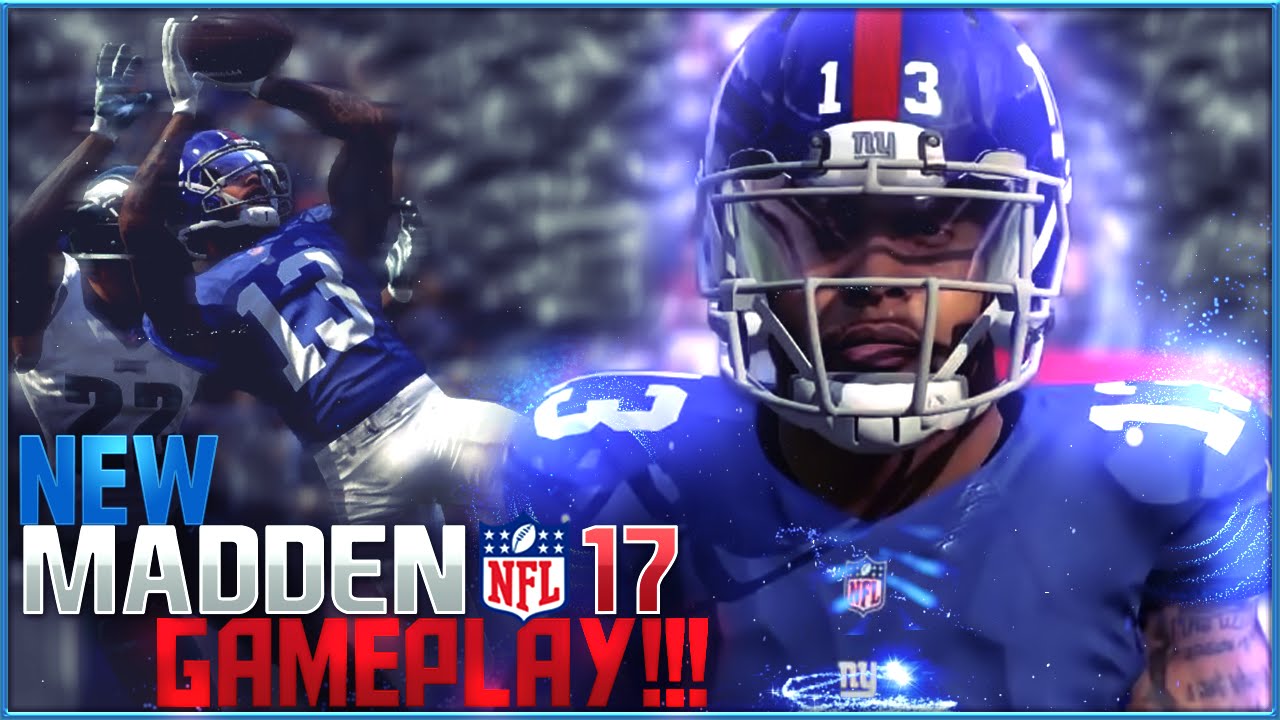 НОВЫЙ ГЕЙМПЛЕЙ MADDEN 17!!! Самый реалистичный футбольный симулятор в истории?