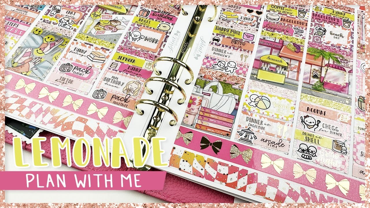 Plan With Me ⟡ Lemonade (ScribblePrintsCo.)