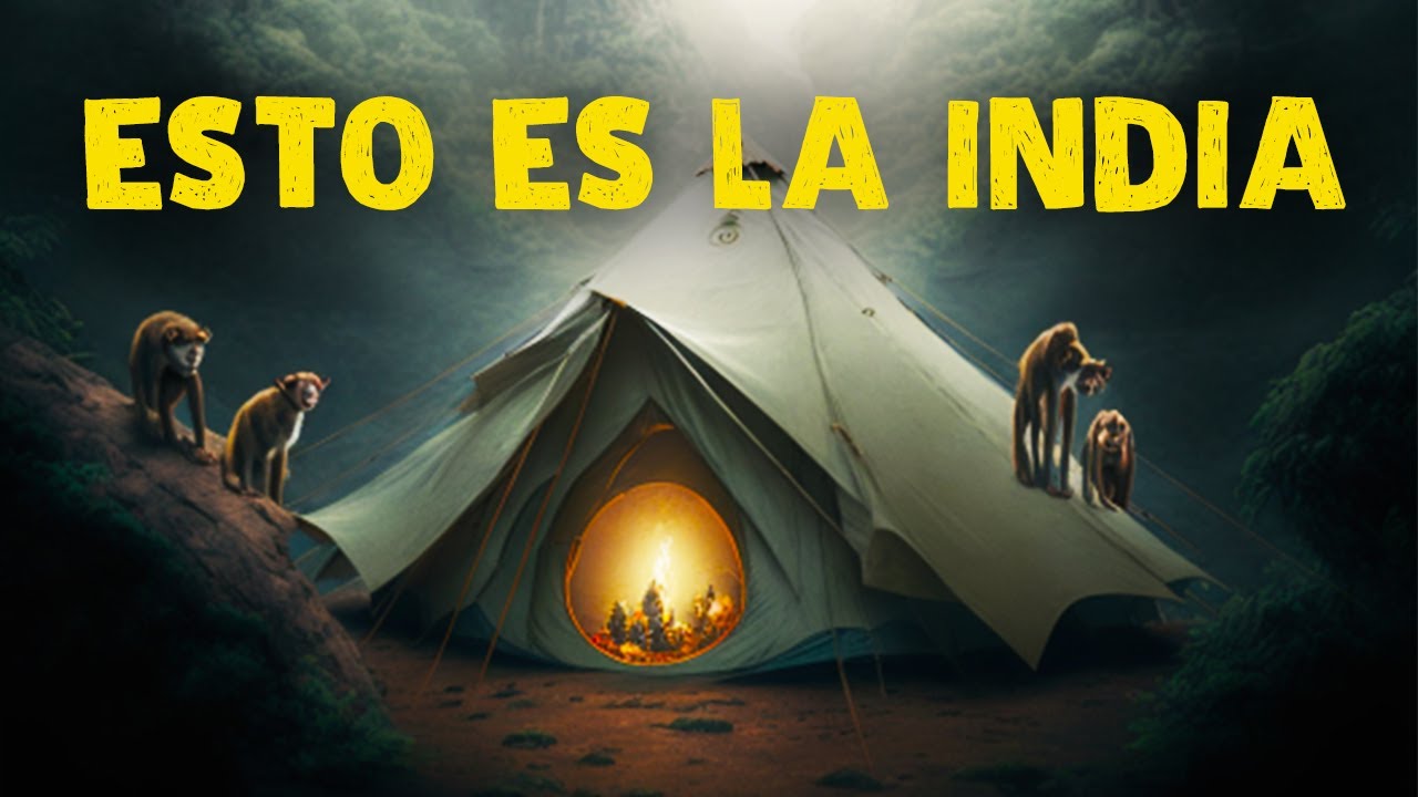 ACAMPANDO SOLO por la INDIA entre MONOS | Cicloturismo por el mundo