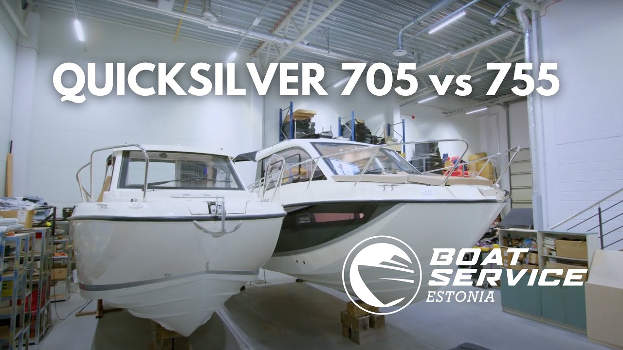 QUICKSILVER 705 vs 755 | Boat Service Estonia