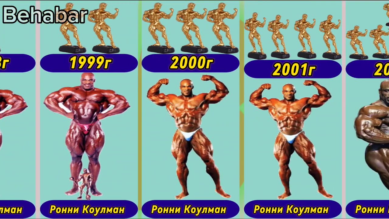Все победители конкурса &laquo;Мистер Олимпия&raquo; (1965 - 2024) All Mr Olympia Winners (1965 - 2024)