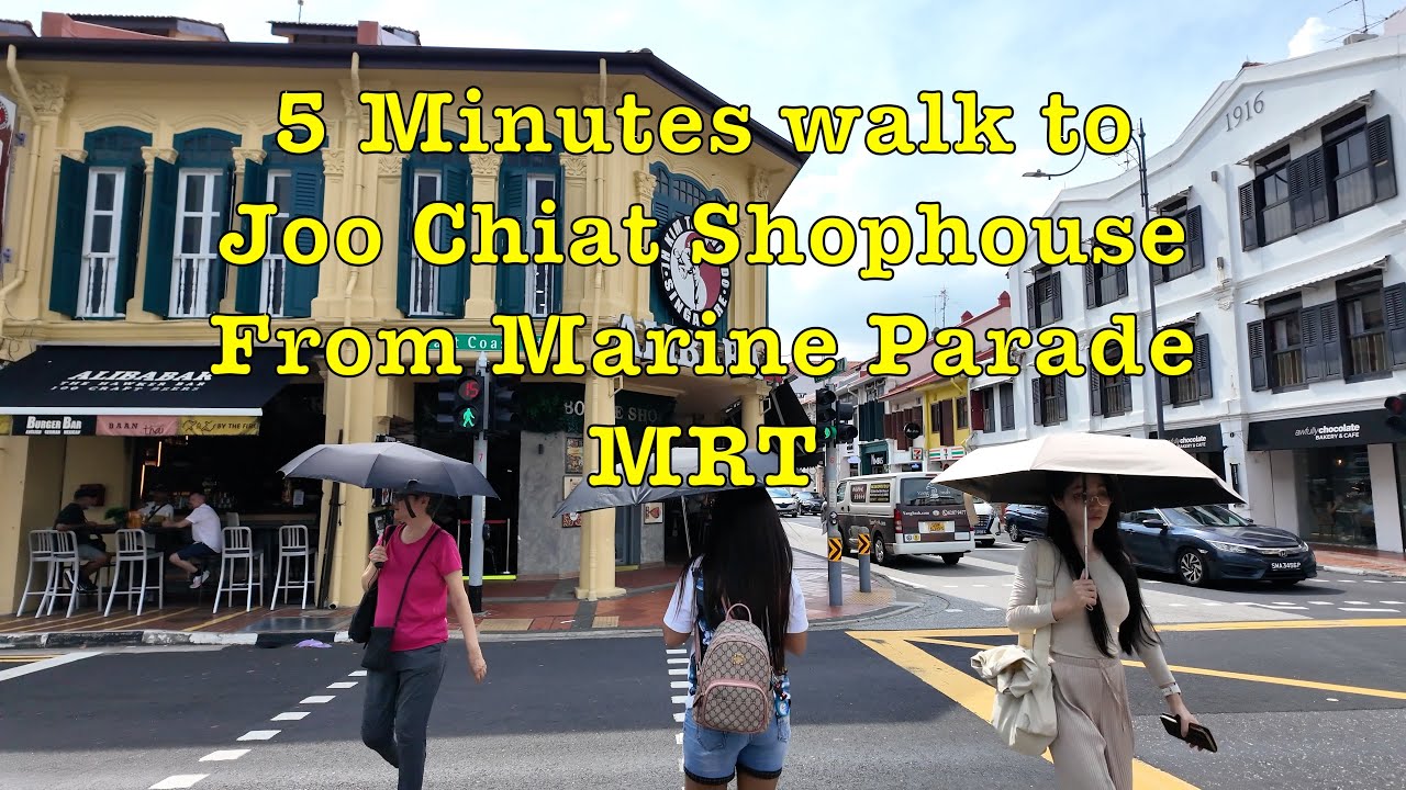 So easy to go Joo Chiat Road Now with TEL MRT #singapore #joochiat #walkingtour #oldplace