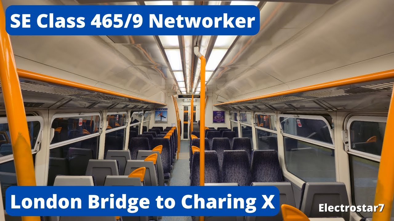 Southeastern Class 465/9 Networker Ride from London Bridge to London Charing Cross