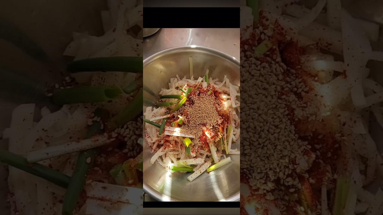 밥도둑짠지굴쌈~~