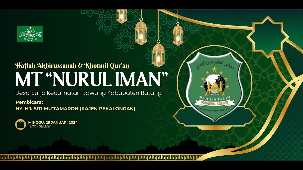 🔴HAFLAH AKHIRUSSANAH & KHOTMIL QUR'AN MAJELIS TAKLIM 