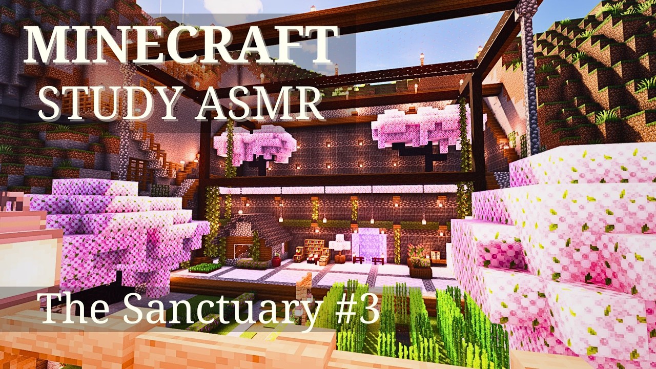 Minecraft ASMR for Study & Focus – 1,5 Hours of Calm Building
