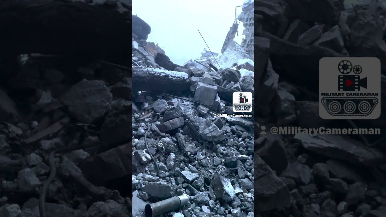 АВДІЇВКА 2024: Напружена тиша серед розвалин будівлі 🛡️❄️🏚️ #army #military #hunting #milsim