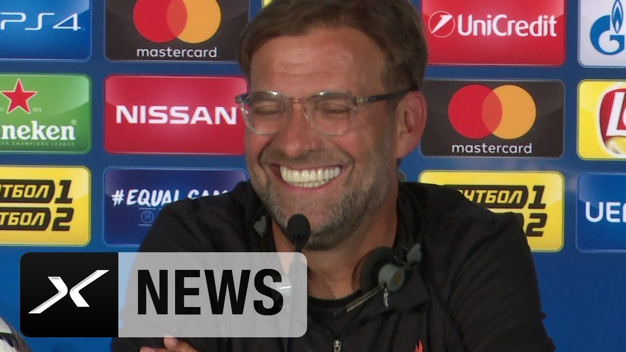Wegen tiefer Stimme: Jürgen Klopp veräppelt Reporter | Real Madrid - FC Liverpool | Champions League