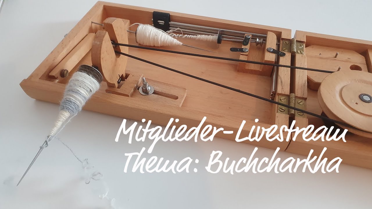 Spinnen mit der Charkha | Mitglieder-Livestream 09.11.2021